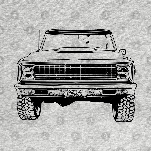 Chevy K5 Blazer Sketch Art by DemangDesign